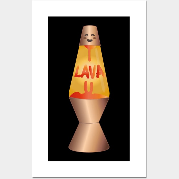 Kawaii Copper Lava Lamp Best Valentine s Day Gift Lava Lamp Posters and Art Prints TeePublic